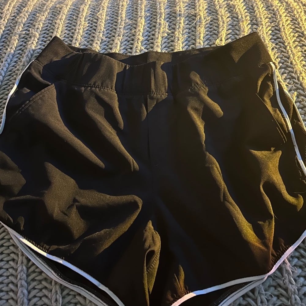 ATHLETIC SHORTS size small pockets & zipper